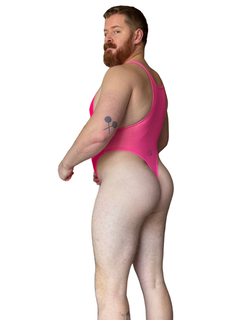 cheeky mesh back bodysuit