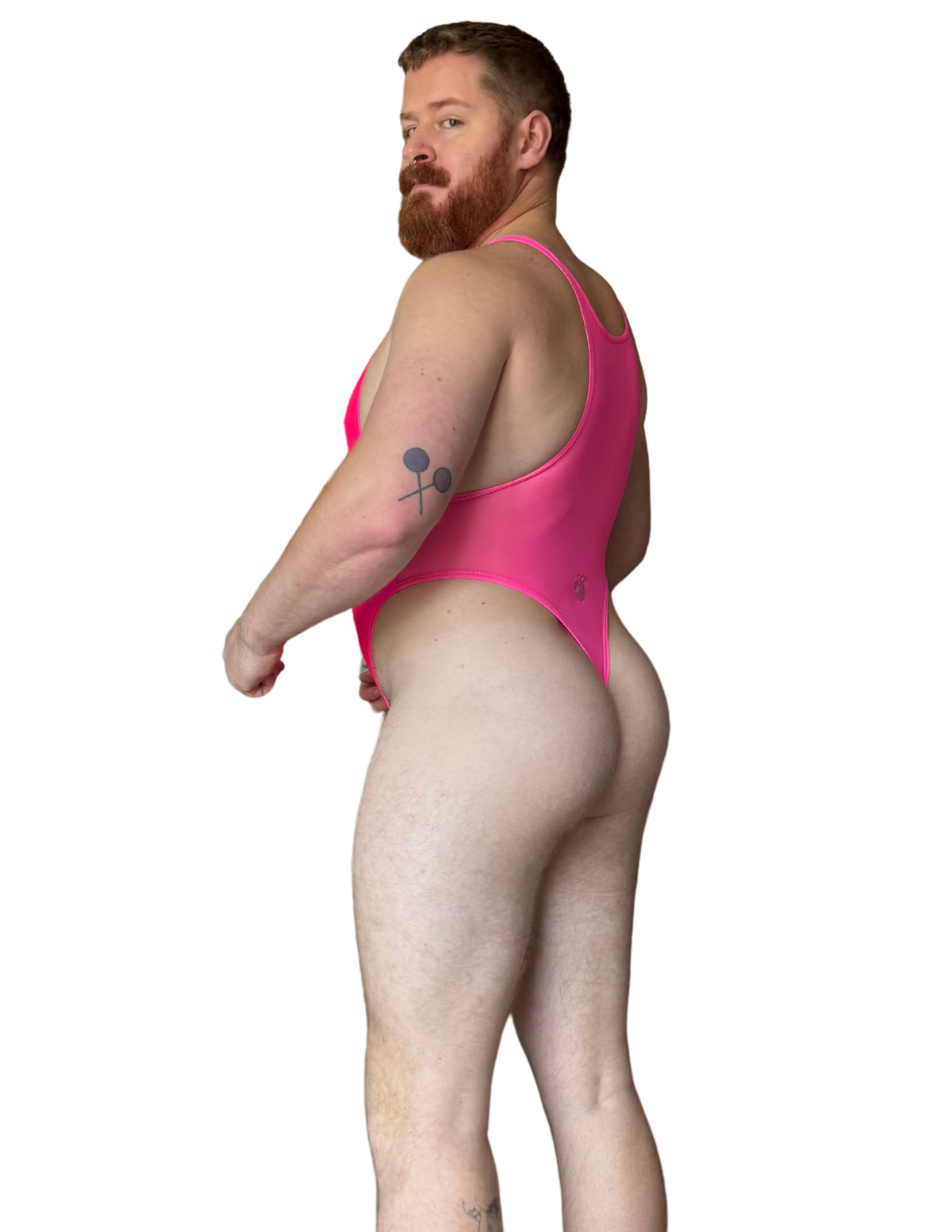 cheeky mesh back bodysuit
