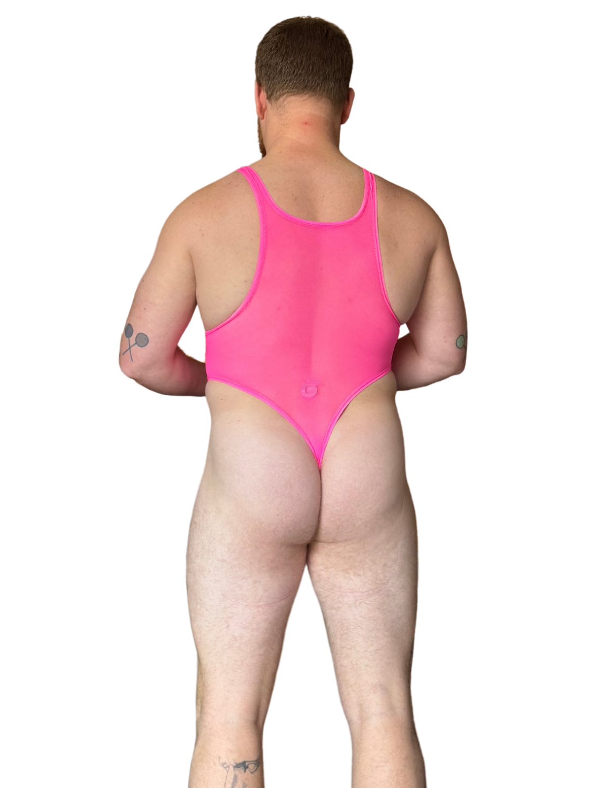 cheeky mesh back bodysuit