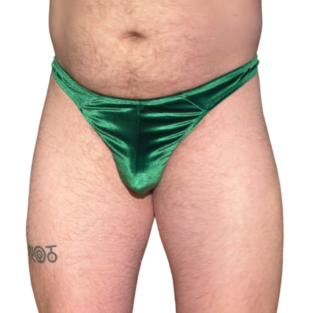 cheeky Swim Thong | Millennial Green