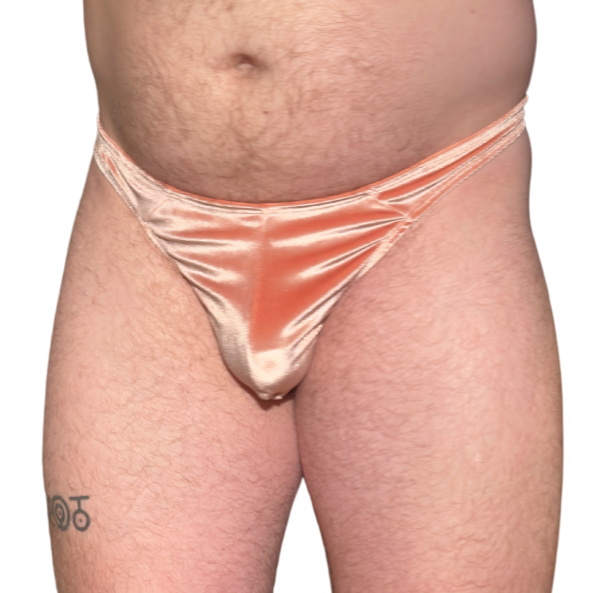 cheeky Swim Thong | Peach Fuzz